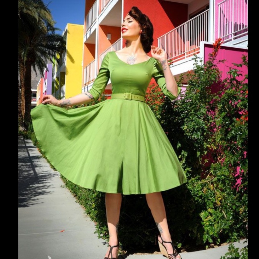Pinup Couture Erin Swing dress - L